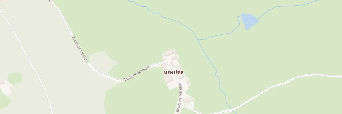Plan du 555 Rte de Menière à Mornay