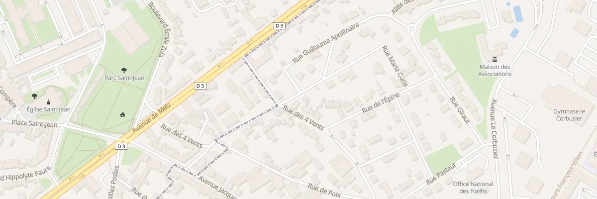 Plan du 11 Rue des 4 Vents à Saint-Memmie