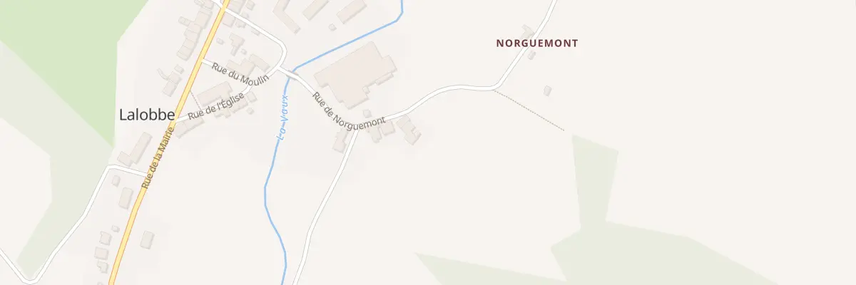 Plan du 6 Rue de Norguemont à Lalobbe