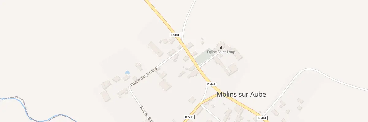 Plan du 23 Rue de la Belle Etoile à Molins-sur-Aube