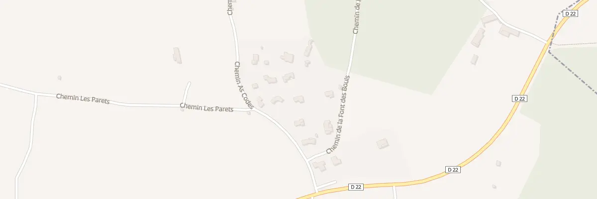 Plan du 5422 As Codes à Arpaillargues-et-Aureillac