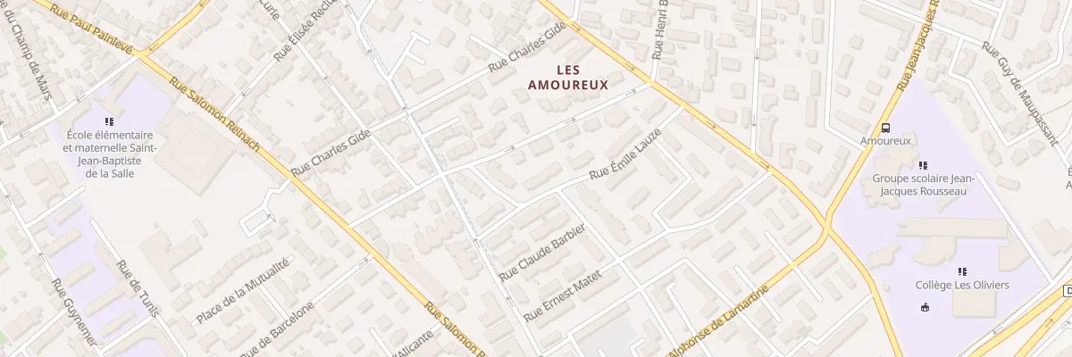 Plan du 9 Rue Emile Lauze à Nîmes
