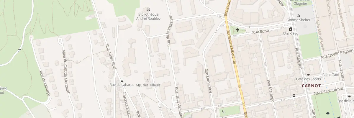 Plan du 16 Rue de la Visitation à Saint-Étienne