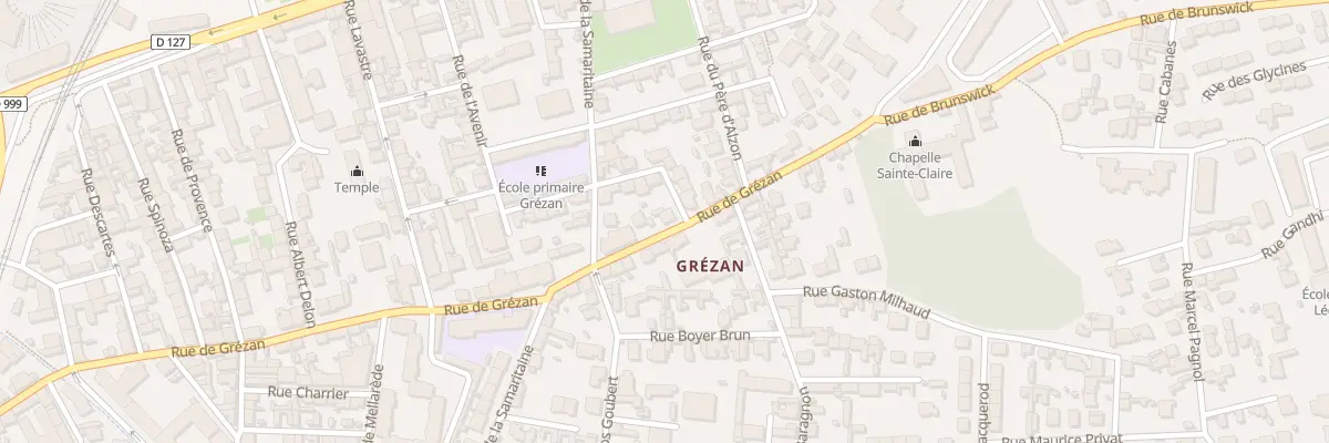 Plan du 59 Rue de Grézan à Nîmes