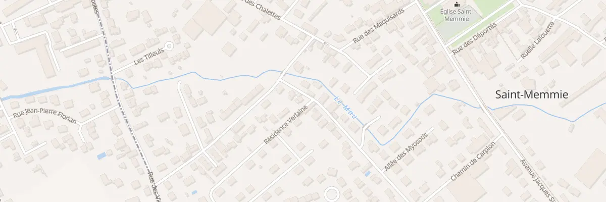 Plan du 6 Rue du Gué à Saint-Memmie