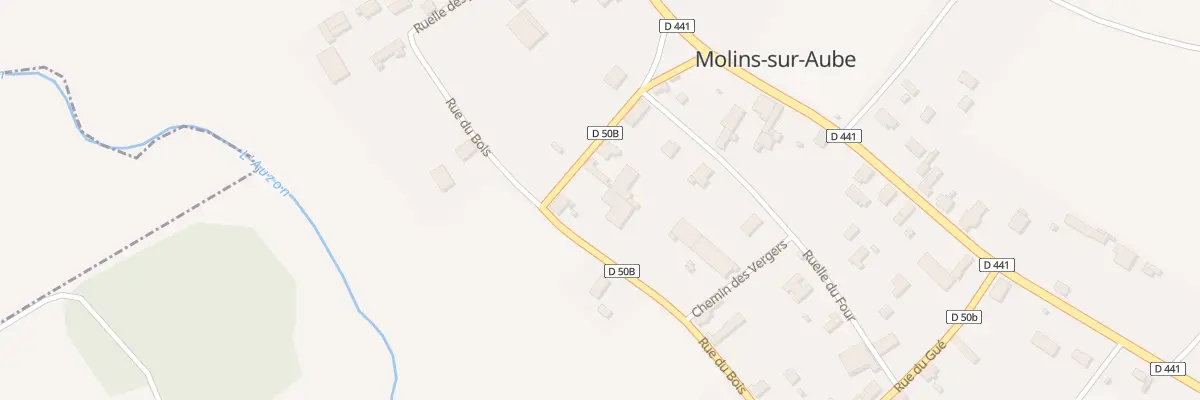 Plan du 3 Rue de la Motte du Four à Molins-sur-Aube