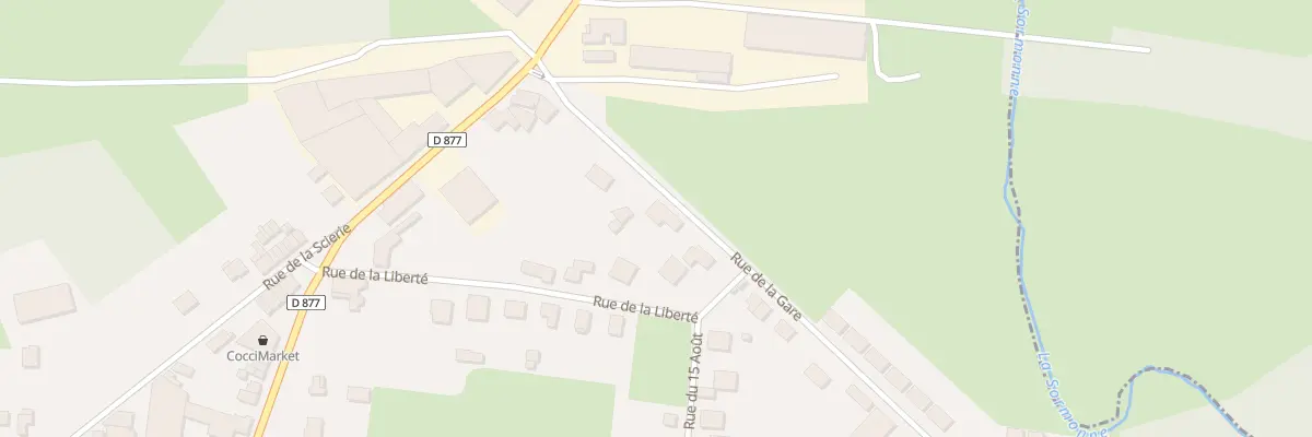 Plan du 14 Rue de la Gare à Auvillers-les-Forges