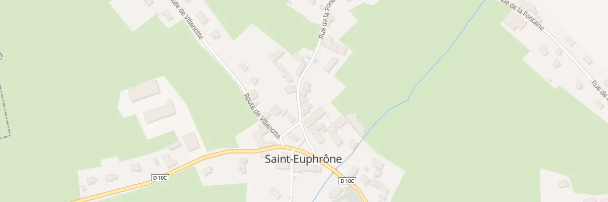 Plan du 4 Rue de la Fontaine à Saint-Euphrône