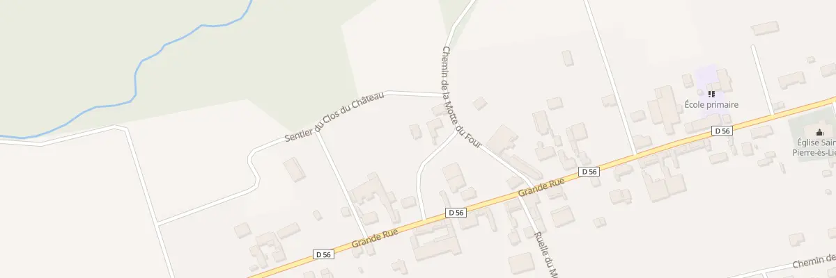Plan du 1 Rue de la Motte du Four à Jasseines