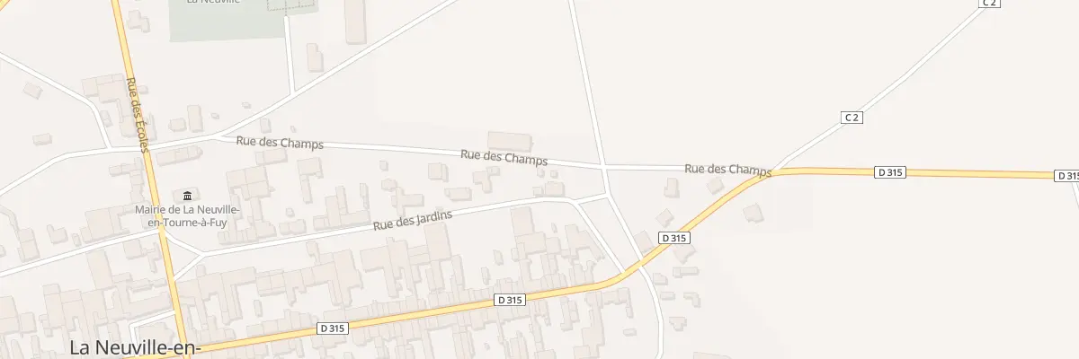 Plan du 27 Rue des Jardins à La Neuville-en-Tourne-à-Fuy