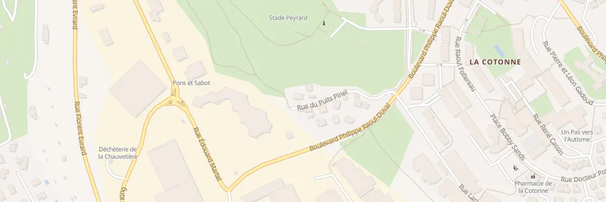Plan du 18 Rue du Puits Pinel à Saint-Étienne