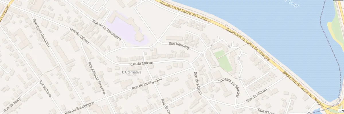 Plan du 59 Rue de Macon à Montceau-les-Mines