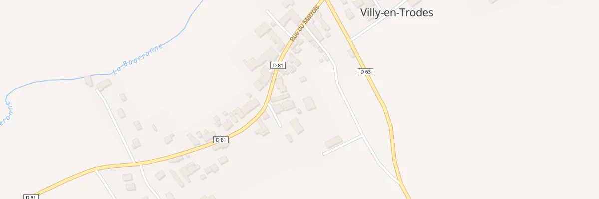 Plan du 10 Rle de la Chaux à Villy-en-Trodes
