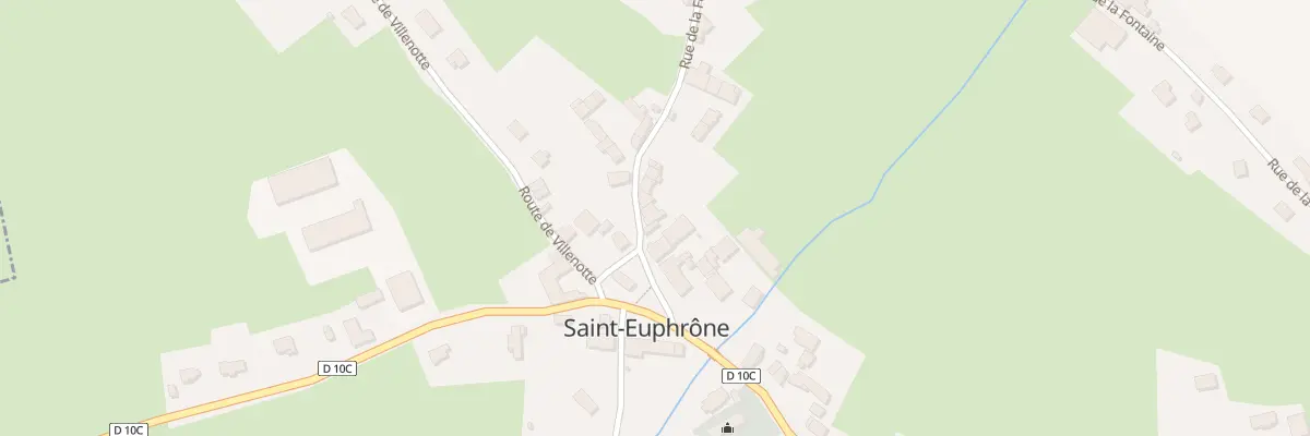 Plan du 2 Rue de la Fontaine à Saint-Euphrône