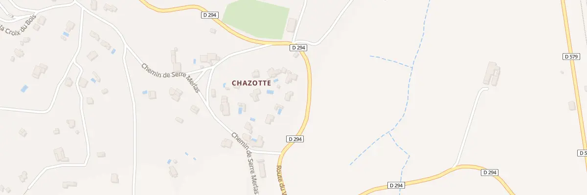 Plan du 5539 Chazotte à Balazuc