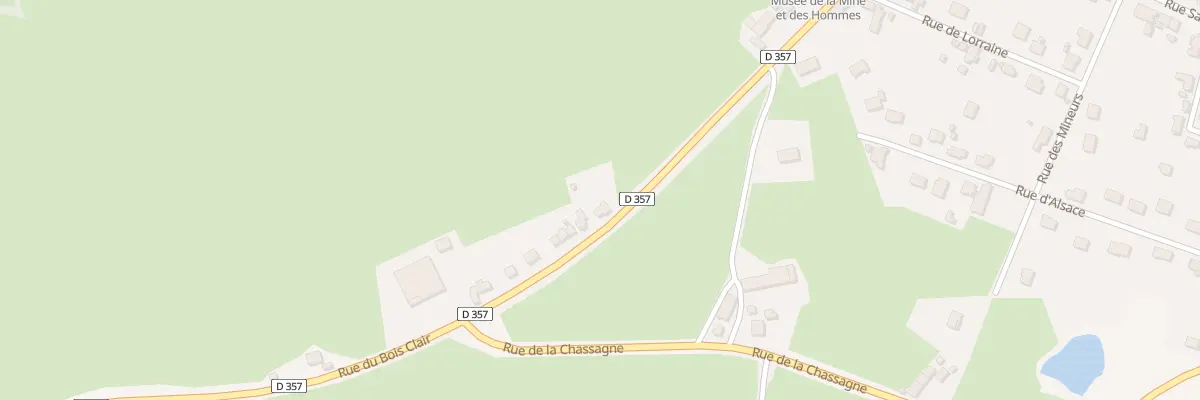 Plan du 38 Rue du Bois Clair à Blanzy