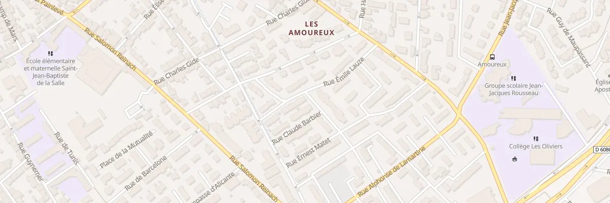 Plan du 26 Rue Emile Lauze à Nîmes