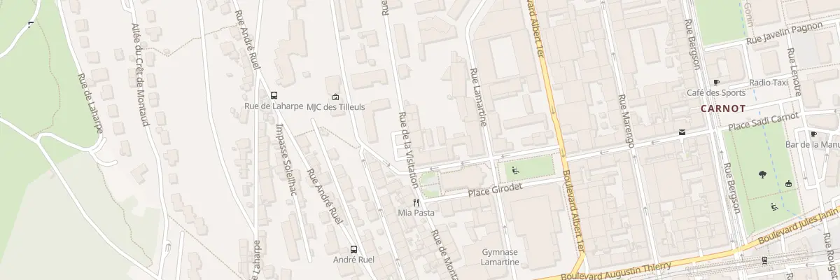 Plan du 4 Rue de la Visitation à Saint-Étienne