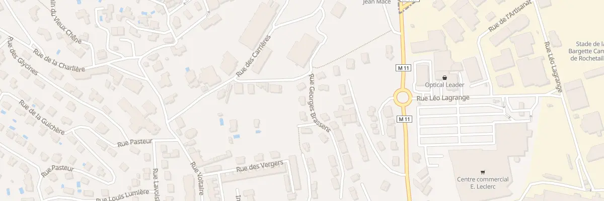 Plan du 4 Rue Georges Brassens à Saint-Priest-en-Jarez