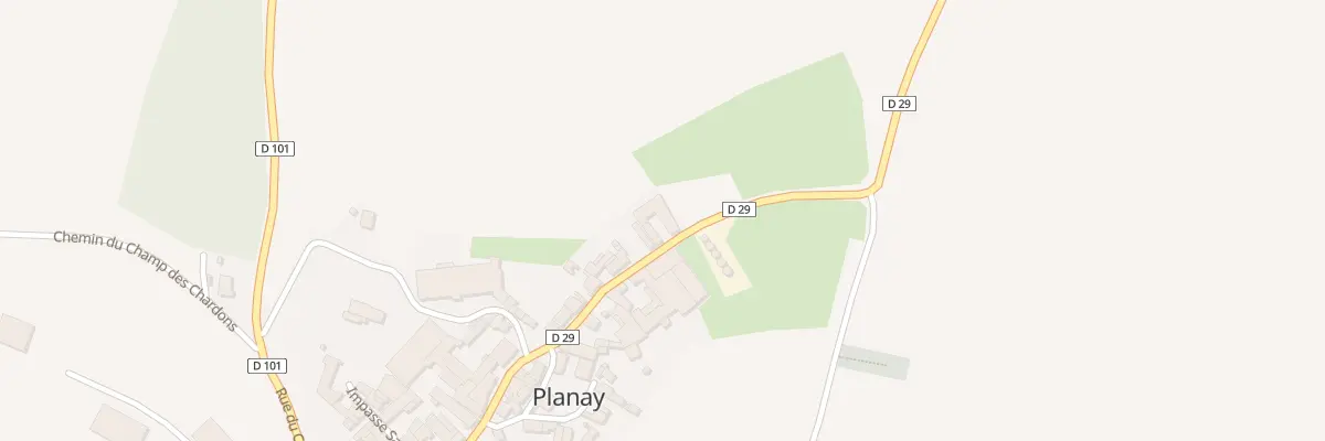 Plan du 27 Rue des Courlis à Planay