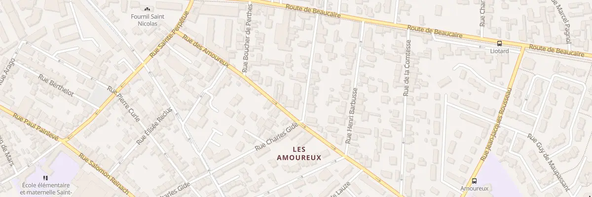 Plan du 16 Rue Doc Roux à Nîmes
