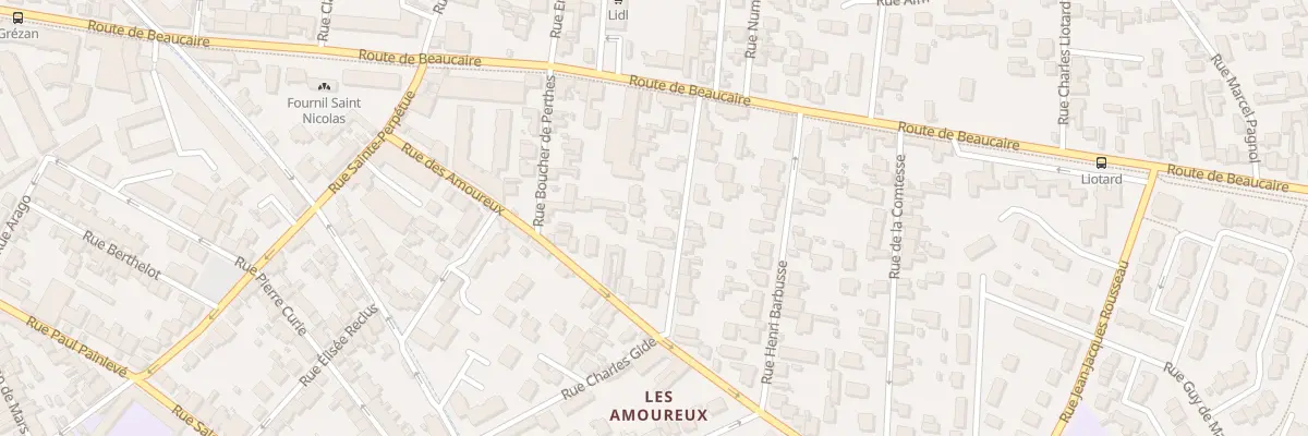Plan du 12 Rue Doc Roux à Nîmes