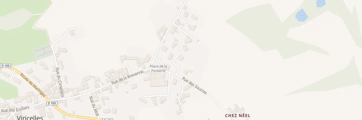 Plan du 45C Rue des Sources à Viricelles