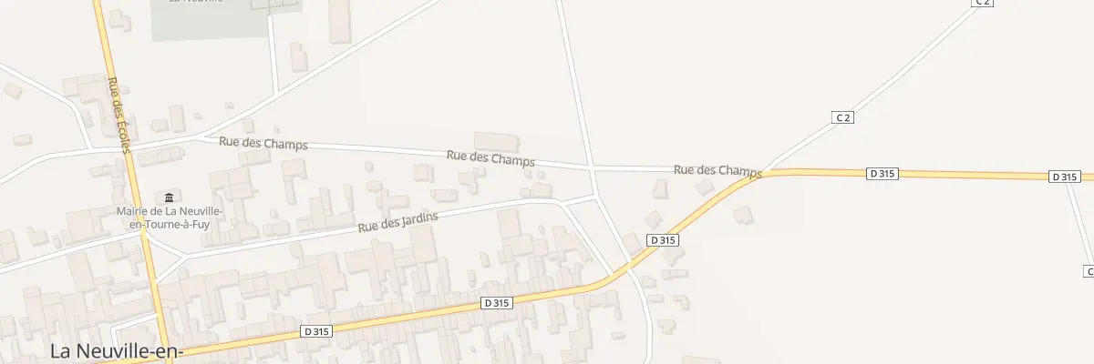 Plan du 29 Rue des Jardins à La Neuville-en-Tourne-à-Fuy