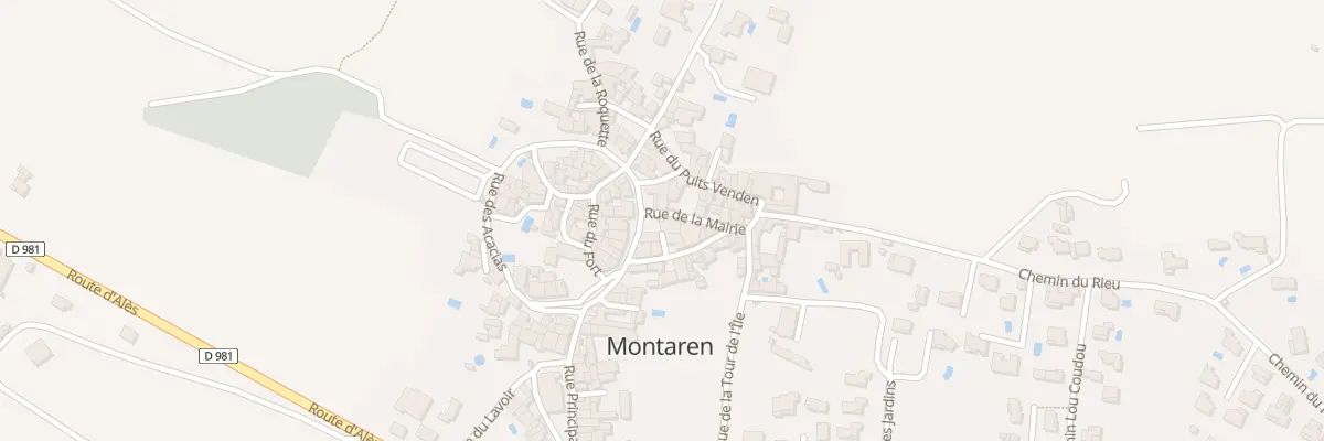 Plan du 1 Pl de la Mairie à Montaren-et-Saint-Médiers