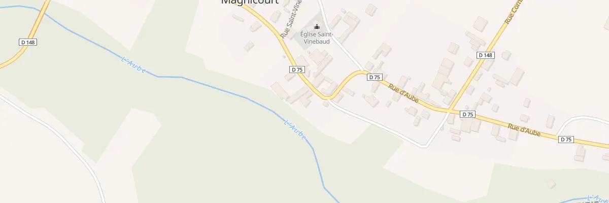Plan du 17 Rue d’Aube à Magnicourt