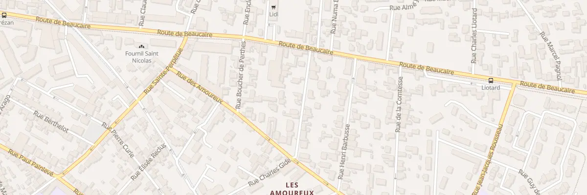 Plan du 10 Rue Doc Roux à Nîmes