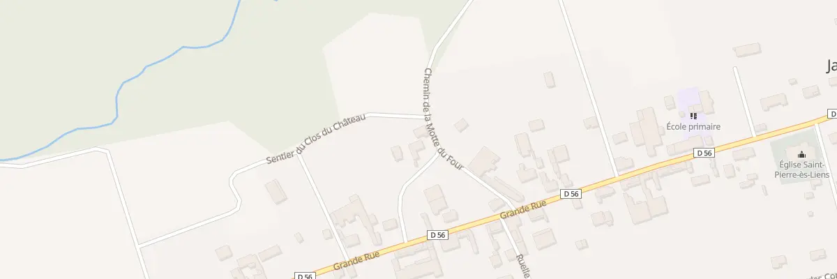 Plan du 2 Rue de la Motte du Four à Jasseines