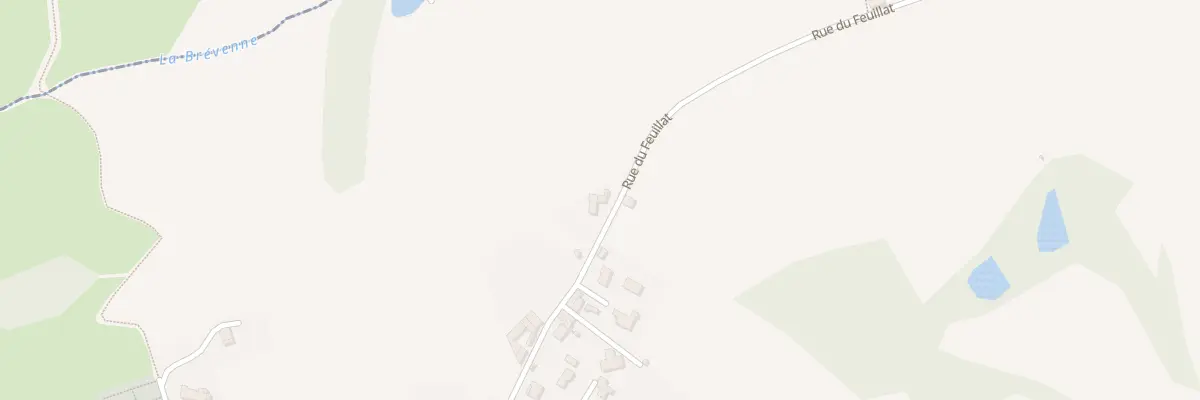 Plan du 175 Rue du Feuillat à Viricelles