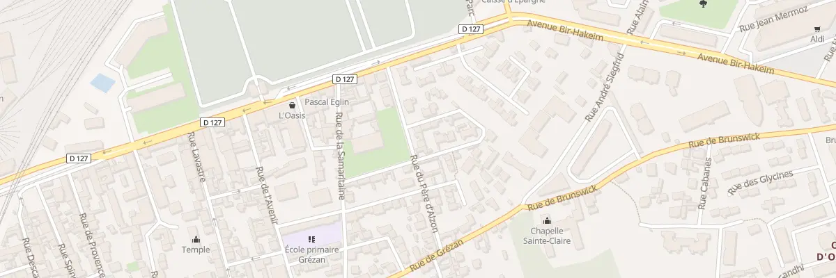 Plan du 5 Rue du Père d’Alzon à Nîmes