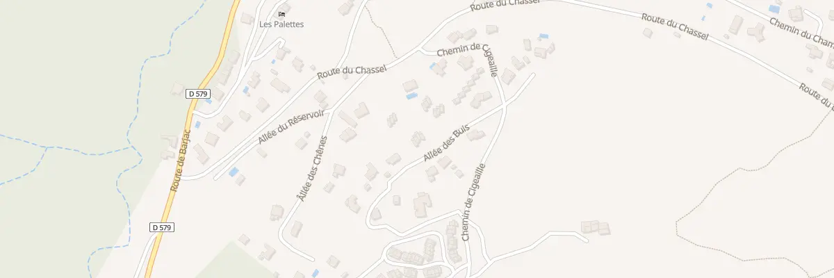 Plan du 5546 La Lauze à Salavas