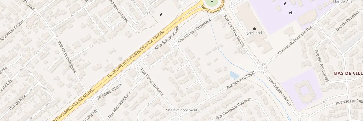 Plan du 133 Rue Alain Massot à Nîmes