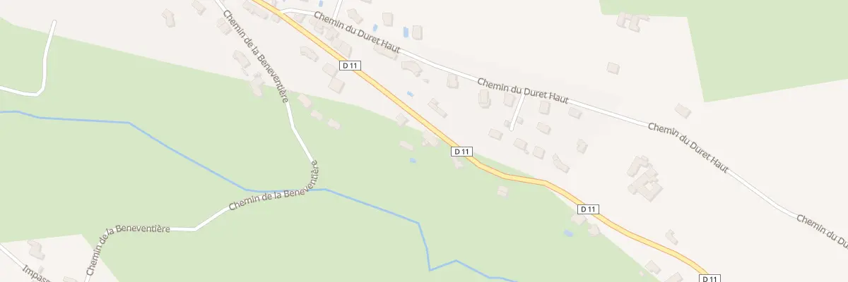 Plan du 28 Rte du Duret à Aveizieux