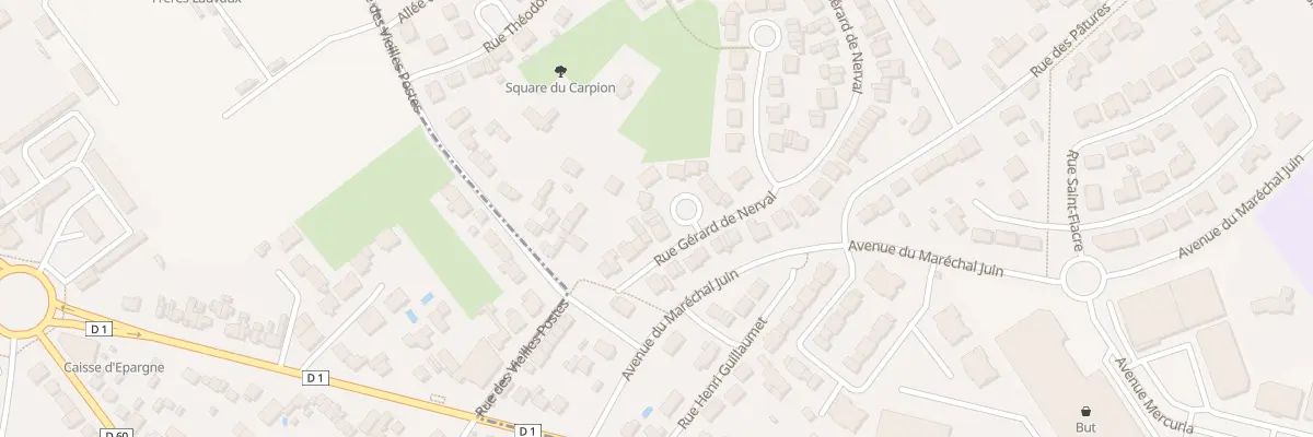 Plan du 34 Rue Gérard de Nerval à Saint-Memmie