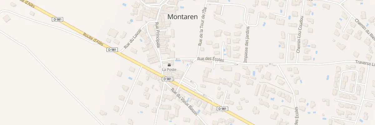 Plan du 5514 Rue des Ecoles à Montaren-et-Saint-Médiers