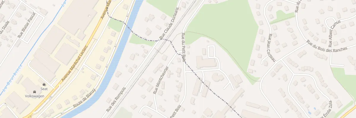 Plan du 2 Rue du Petit Bois à Blanzy