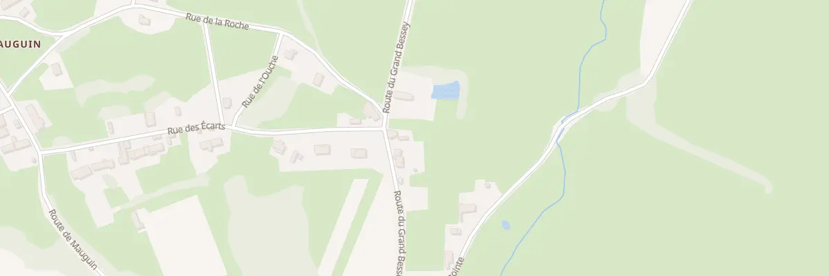 Plan du 8 Rte du Grand Bessey à Igornay