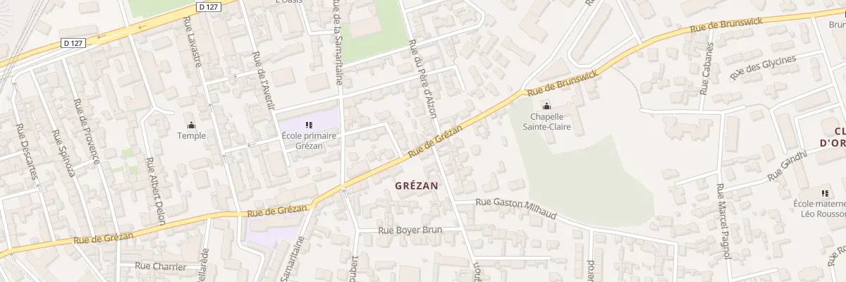 Plan du 65 Rue de Grézan à Nîmes