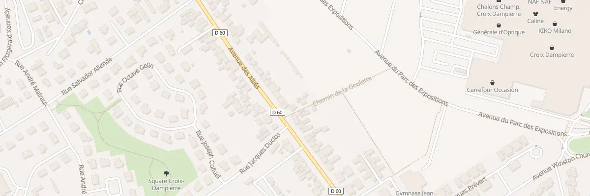 Plan du 113 Av des Alliés à Châlons-en-Champagne