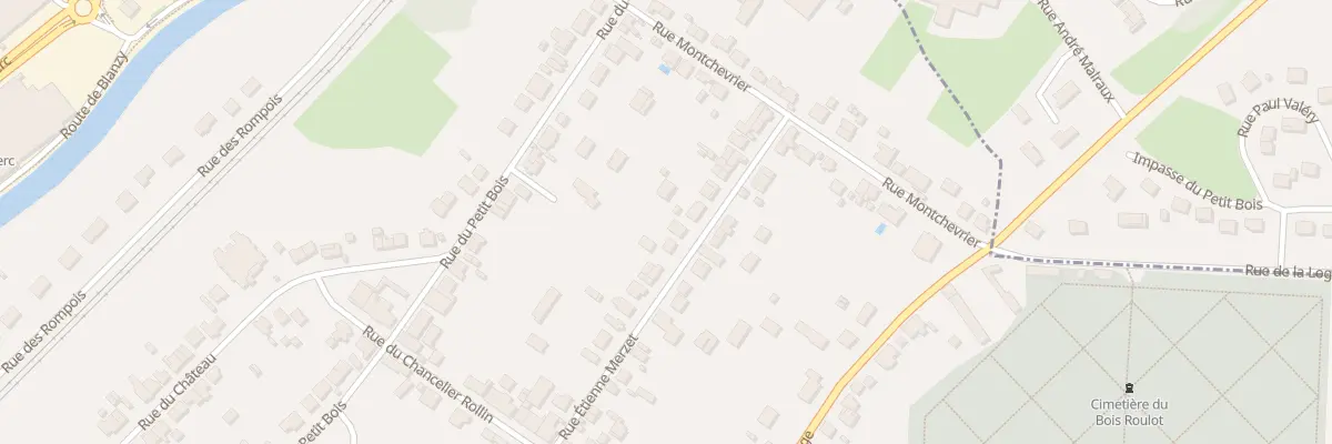 Plan du 16 Rue Etienne Merzet à Montceau-les-Mines