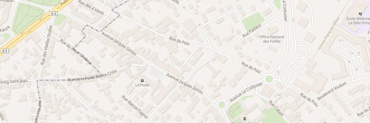 Plan du 25 Av Jacques Simon à Saint-Memmie