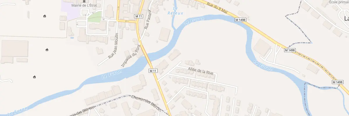 Plan du 36 All de la Rive à L’Étrat