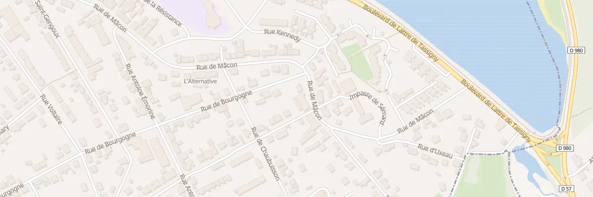 Plan du 48 Rue de Macon à Montceau-les-Mines