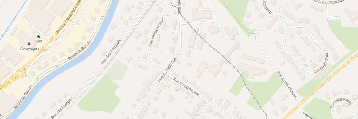Plan du 3 Rue du Petit Bois à Montceau-les-Mines