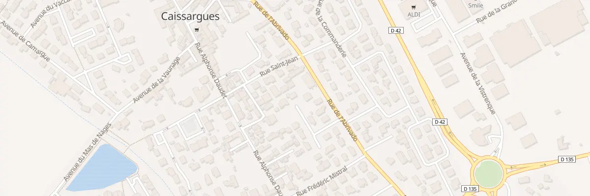 Plan du 8 Rue des Mimosas à Caissargues