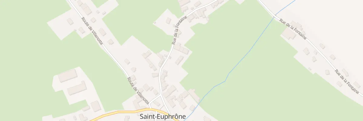 Plan du 12 Rue de la Fontaine à Saint-Euphrône